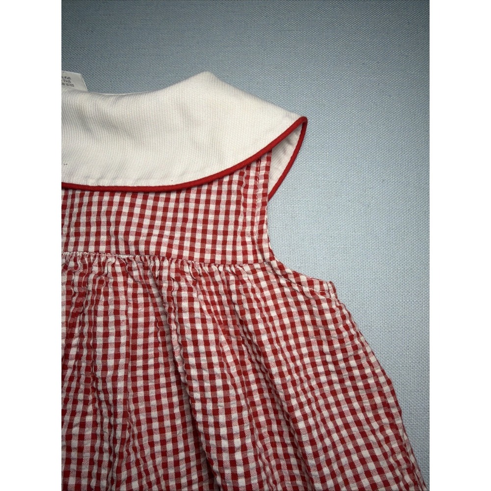 Vintage Y2K Ladybug Seersucker Dress Size 4t Rare Too By Rare Editions - Picture 15 of 16